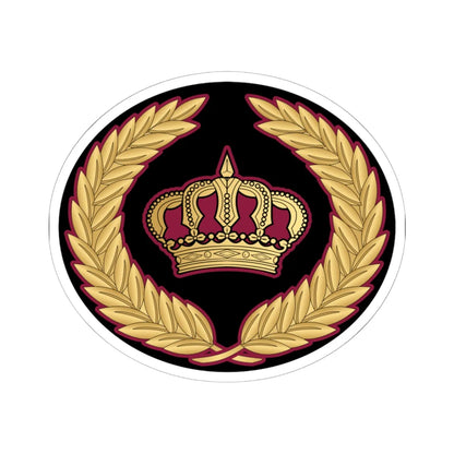 06. QENF WO1 (Qatar) (Military Rank) STICKER Vinyl Kiss-Cut Decal 6 Inch White - The Sticker Space