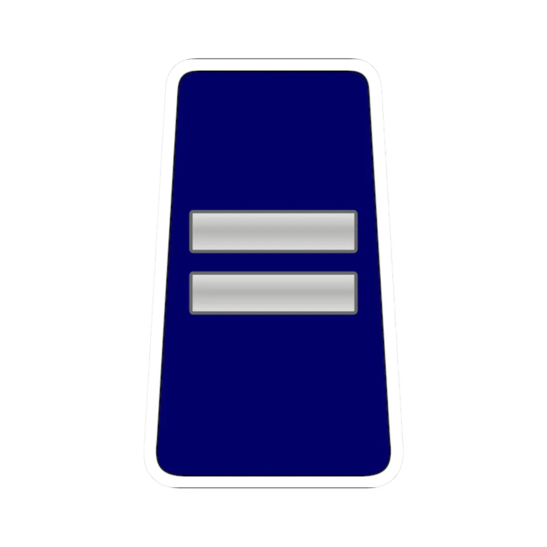 06. RJN WO1 (Jordan) (Military Rank) STICKER Vinyl Kiss-Cut Decal 2 Inch White - The Sticker Space