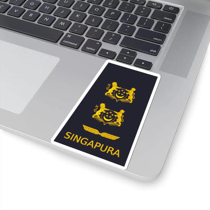 06 RSAF OF04b (Singapore) (Military Rank) STICKER Vinyl Kiss-Cut Decal - The Sticker Space