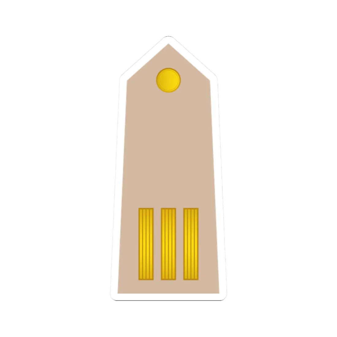 06 Somali Army WO3 (Mali) (Military Rank) STICKER Vinyl Kiss-Cut Decal 2 Inch White - The Sticker Space