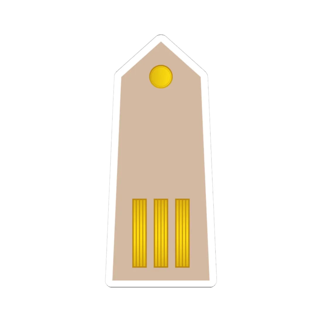 06 Somali Army WO3 (Mali) (Military Rank) STICKER Vinyl Kiss-Cut Decal 3 Inch White - The Sticker Space