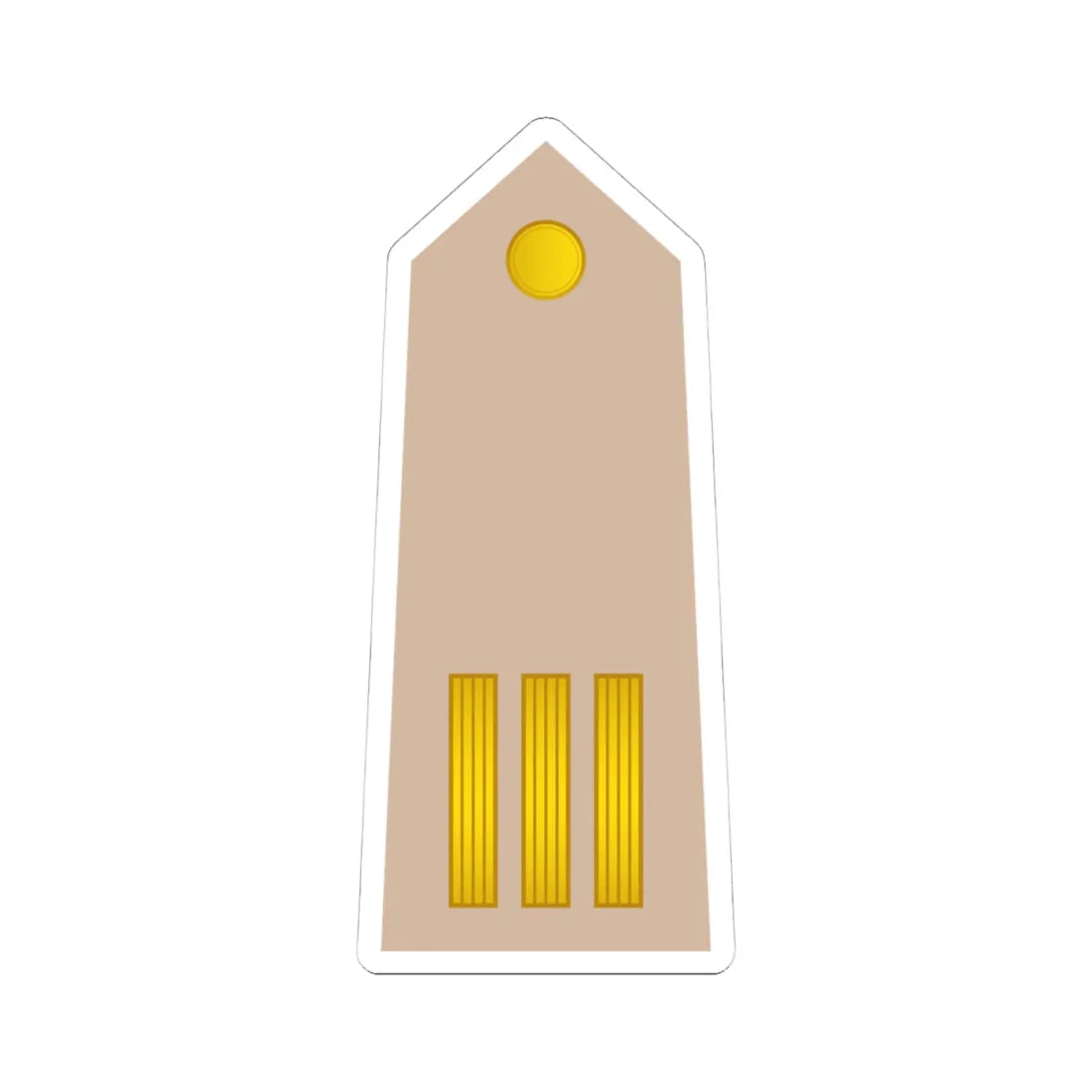 06 Somali Army WO3 (Mali) (Military Rank) STICKER Vinyl Kiss-Cut Decal 4 Inch White - The Sticker Space