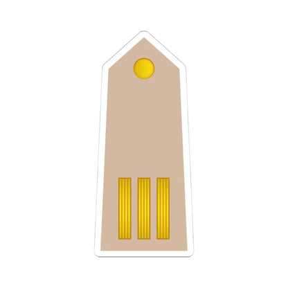 06 Somali Army WO3 (Mali) (Military Rank) STICKER Vinyl Kiss-Cut Decal 4 Inch White - The Sticker Space