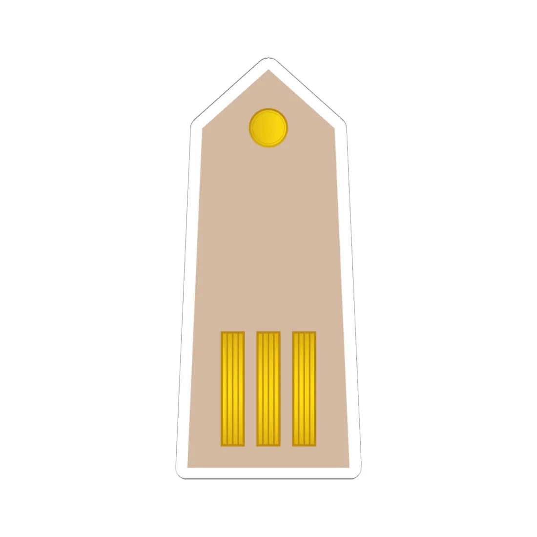 06 Somali Army WO3 (Mali) (Military Rank) STICKER Vinyl Kiss-Cut Decal 6 Inch White - The Sticker Space