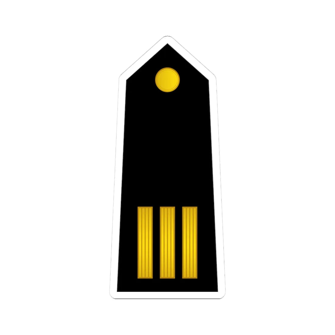 06 Somali Navy WO3 (Mali) (Military Rank) STICKER Vinyl Kiss-Cut Decal 3 Inch White - The Sticker Space