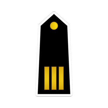 06 Somali Navy WO3 (Mali) (Military Rank) STICKER Vinyl Kiss-Cut Decal 3 Inch White - The Sticker Space