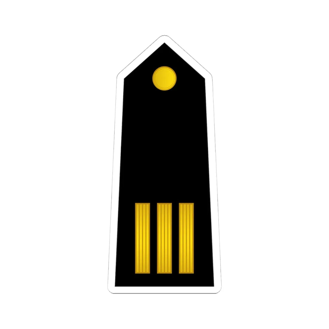06 Somali Navy WO3 (Mali) (Military Rank) STICKER Vinyl Kiss-Cut Decal 4 Inch White - The Sticker Space