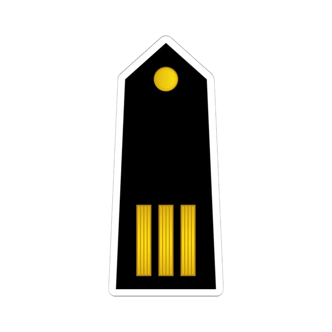 06 Somali Navy WO3 (Mali) (Military Rank) STICKER Vinyl Kiss-Cut Decal 6 Inch White - The Sticker Space