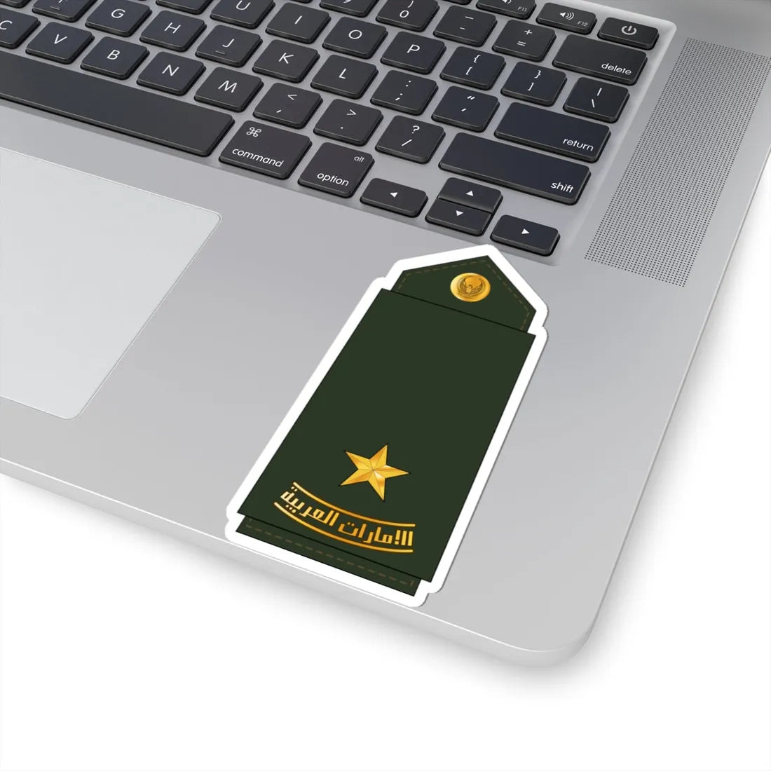 06 UAEA 2LT (United Arab Emirates) (Military Rank) STICKER Vinyl Kiss-Cut Decal - The Sticker Space