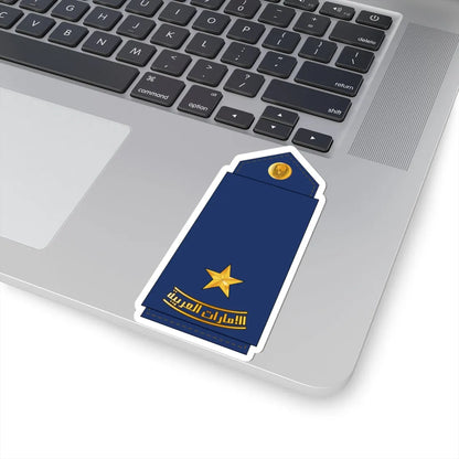 06 UAEAF 2LT (United Arab Emirates) (Military Rank) STICKER Vinyl Kiss-Cut Decal - The Sticker Space