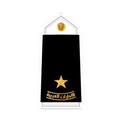 06 UAEN 2LT (United Arab Emirates) (Military Rank) STICKER Vinyl Kiss-Cut Decal 2 Inch White - The Sticker Space