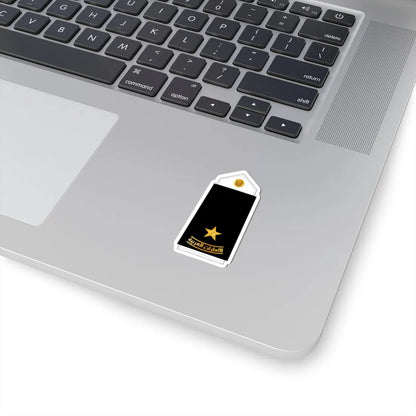 06 UAEN 2LT (United Arab Emirates) (Military Rank) STICKER Vinyl Kiss-Cut Decal - The Sticker Space