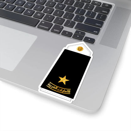 06 UAEN 2LT (United Arab Emirates) (Military Rank) STICKER Vinyl Kiss-Cut Decal - The Sticker Space