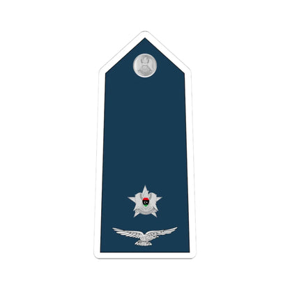 06.Libyan Air Force 2LT (Libya) (Military Rank) STICKER Vinyl Kiss-Cut Decal 3 Inch White - The Sticker Space