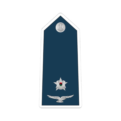06.Libyan Air Force 2LT (Libya) (Military Rank) STICKER Vinyl Kiss-Cut Decal 4 Inch White - The Sticker Space