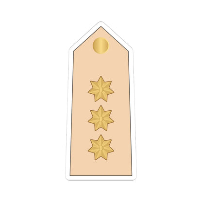 06.RBLF 1LT (Bahrain) (Military Rank) STICKER Vinyl Kiss-Cut Decal 4 Inch White - The Sticker Space