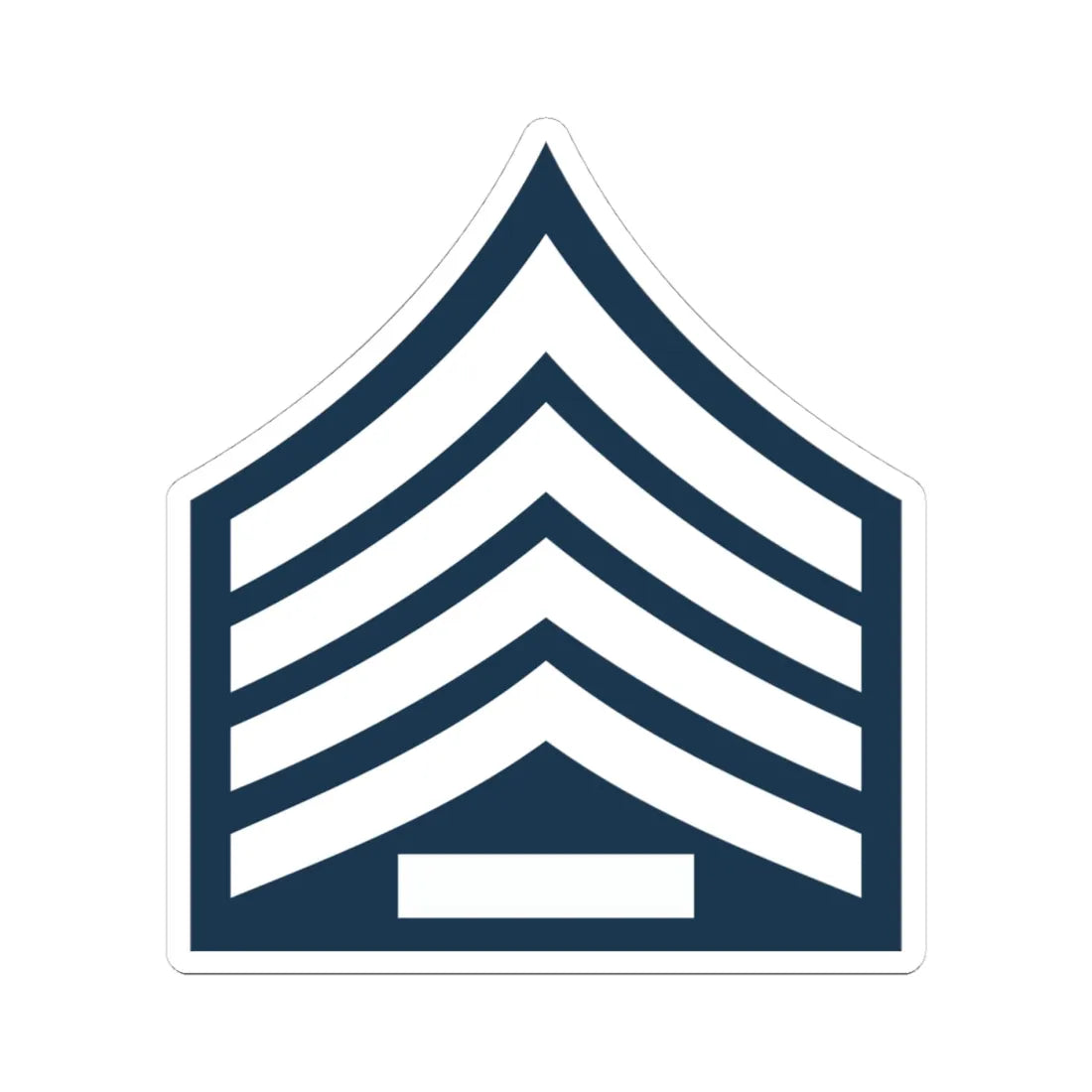 06.RSAF SMS (Saudi Arabia) (Military Rank) STICKER Vinyl Kiss-Cut Decal 4 Inch White - The Sticker Space
