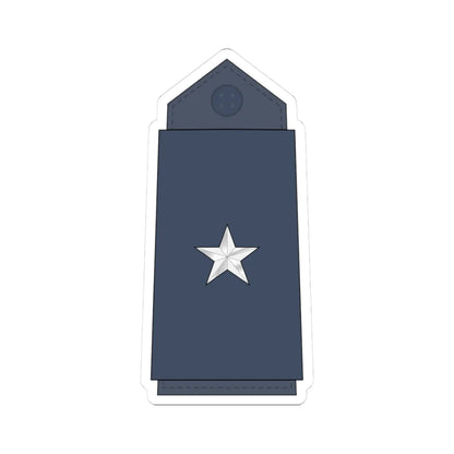 06.YAF 2LT (Yemen) (Military Rank) STICKER Vinyl Kiss-Cut Decal 3 Inch White - The Sticker Space