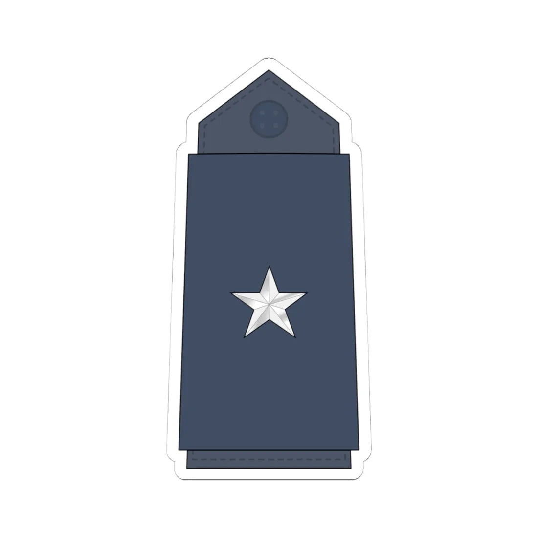 06.YAF 2LT (Yemen) (Military Rank) STICKER Vinyl Kiss-Cut Decal 4 Inch White - The Sticker Space