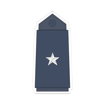 06.YAF 2LT (Yemen) (Military Rank) STICKER Vinyl Kiss-Cut Decal 4 Inch White - The Sticker Space