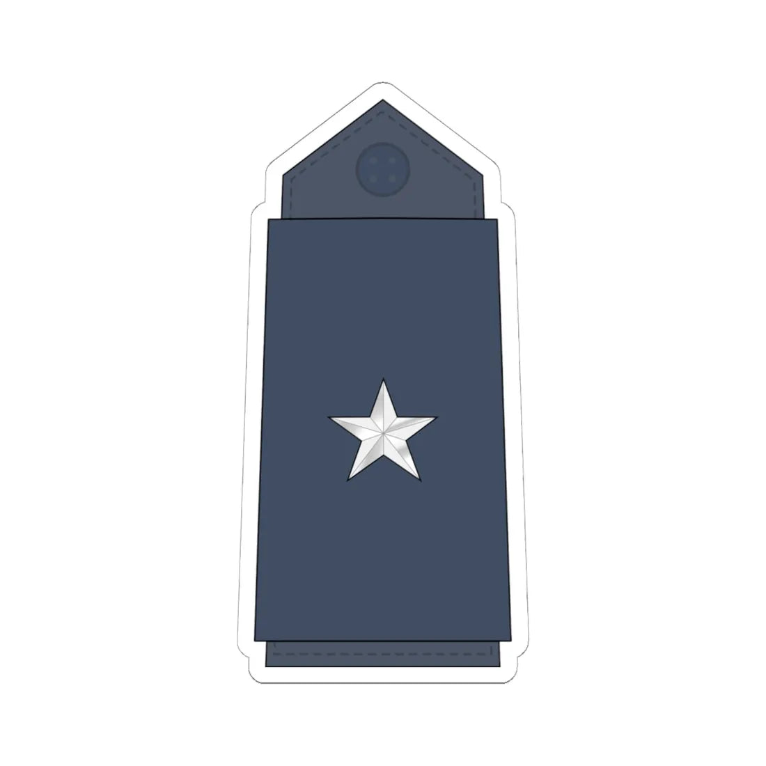 06.YAF 2LT (Yemen) (Military Rank) STICKER Vinyl Kiss-Cut Decal 6 Inch White - The Sticker Space