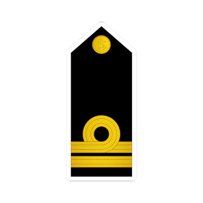 07 Indian Navy LT (India) (Military Rank) STICKER Vinyl Kiss-Cut Decal 2 Inch White - The Sticker Space