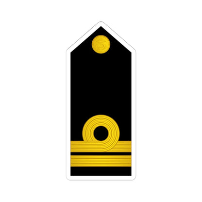07 Indian Navy LT (India) (Military Rank) STICKER Vinyl Kiss-Cut Decal 6 Inch White - The Sticker Space