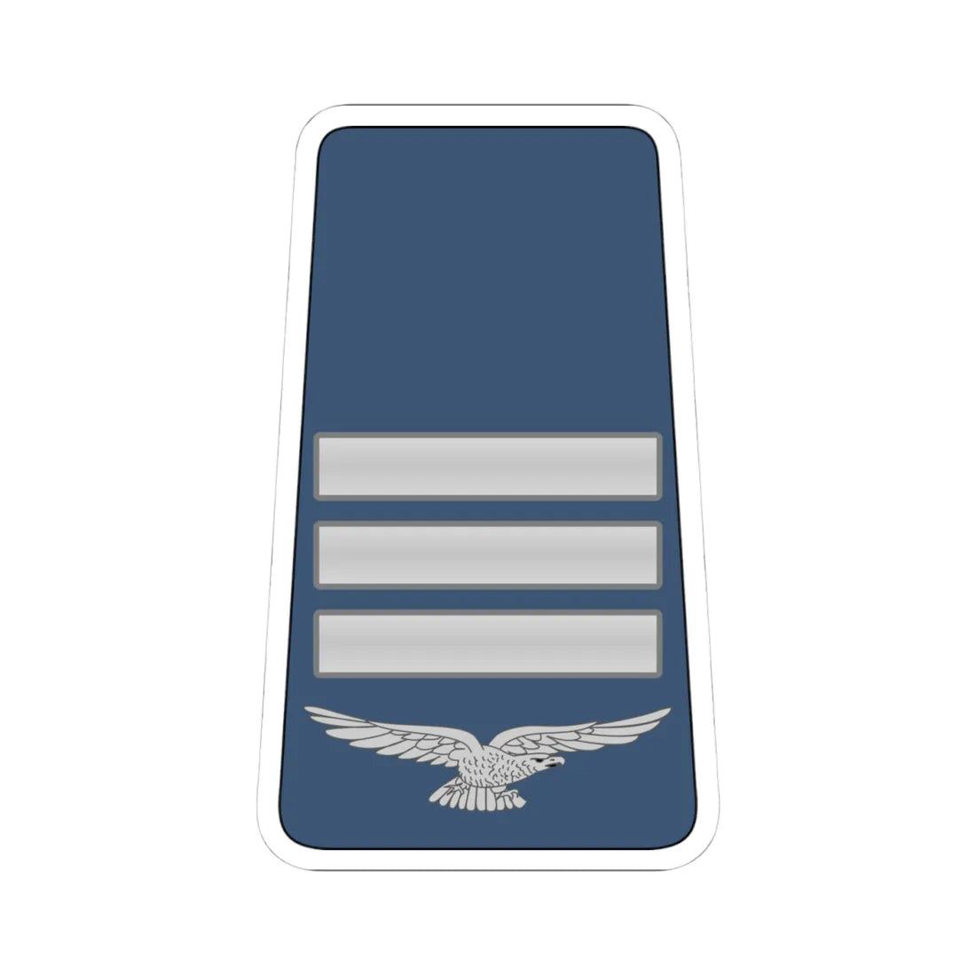 07. JAF OFC (Jordan) (Military Rank) STICKER Vinyl Kiss-Cut Decal 4 Inch White - The Sticker Space