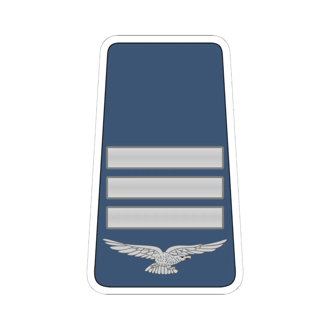 07. JAF OFC (Jordan) (Military Rank) STICKER Vinyl Kiss-Cut Decal 6 Inch White - The Sticker Space