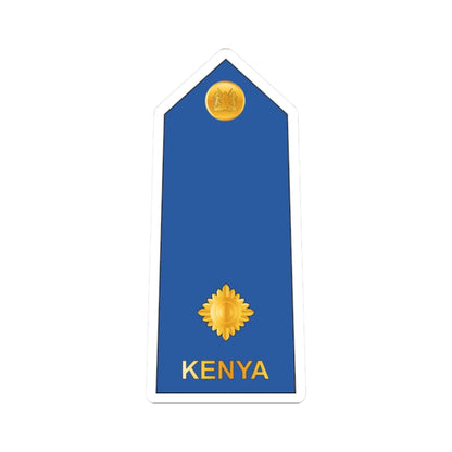 07. Kenyan Air Force 2LT (Kenya) (Military Rank) STICKER Vinyl Kiss-Cut Decal 2 Inch White - The Sticker Space