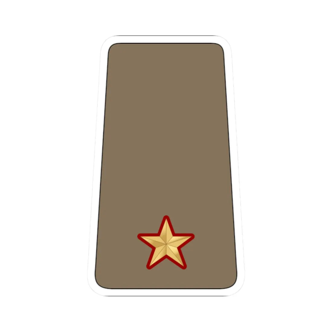 07. KLF 2LT (Kuwait) (Military Rank) STICKER Vinyl Kiss-Cut Decal 2 Inch White - The Sticker Space