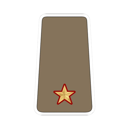 07. KLF 2LT (Kuwait) (Military Rank) STICKER Vinyl Kiss-Cut Decal 3 Inch White - The Sticker Space