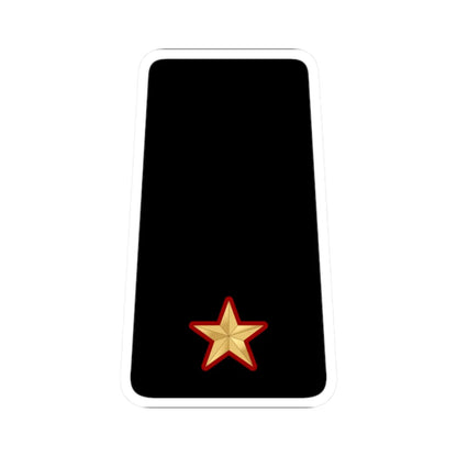 07. KNF 2LT (Kuwait) (Military Rank) STICKER Vinyl Kiss-Cut Decal 2 Inch White - The Sticker Space