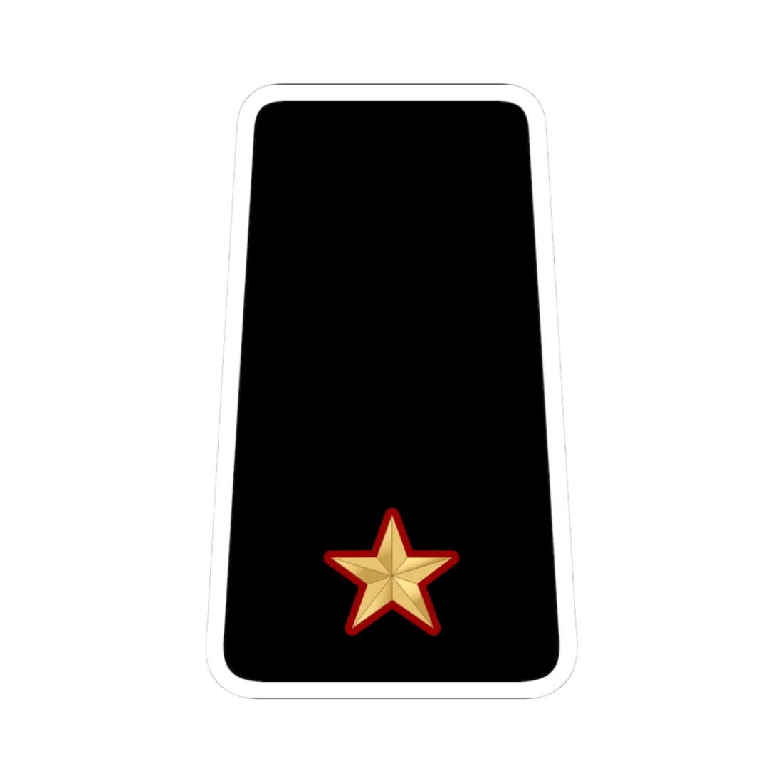 07. KNF 2LT (Kuwait) (Military Rank) STICKER Vinyl Kiss-Cut Decal 3 Inch White - The Sticker Space