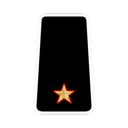 07. KNF 2LT (Kuwait) (Military Rank) STICKER Vinyl Kiss-Cut Decal 4 Inch White - The Sticker Space