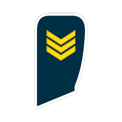 07 Lithuania Air Force SSG (Lithuania) (Military Rank) STICKER Vinyl Kiss-Cut Decal 6 Inch White - The Sticker Space