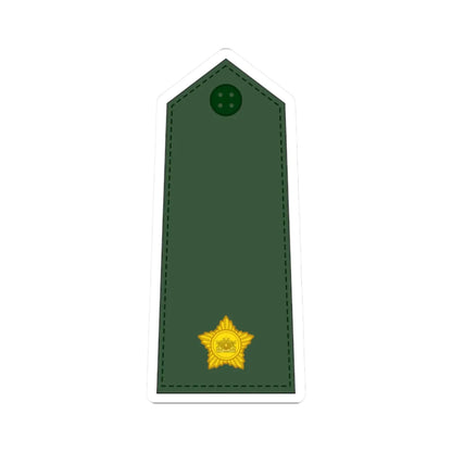 07. Myanmar Army 2LT (Myanmar) (Military Rank) STICKER Vinyl Kiss-Cut Decal 2 Inch White - The Sticker Space