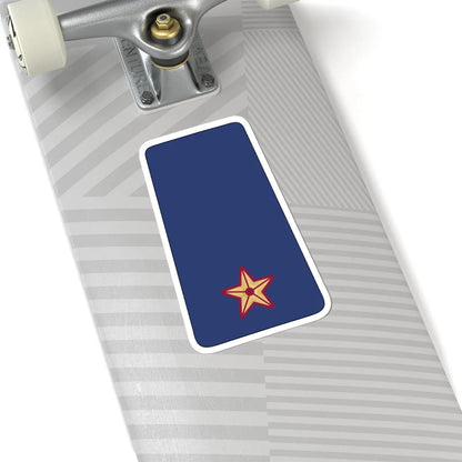 07. QEAF 2LT (Qatar) (Military Rank) STICKER Vinyl Kiss-Cut Decal - The Sticker Space