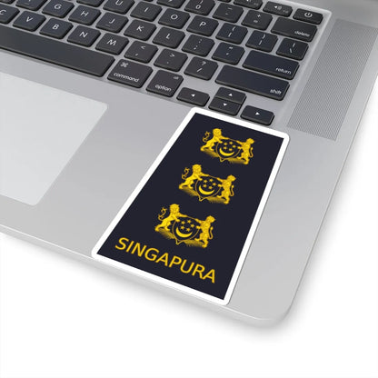 07 RSAF OF05 (Singapore) (Military Rank) STICKER Vinyl Kiss-Cut Decal - The Sticker Space