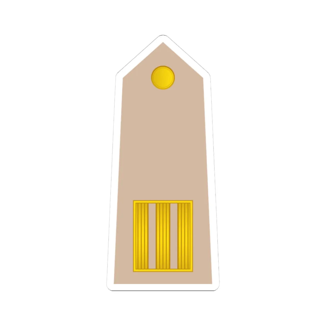 07 Somali Army CWO (Mali) (Military Rank) STICKER Vinyl Kiss-Cut Decal 3 Inch White - The Sticker Space