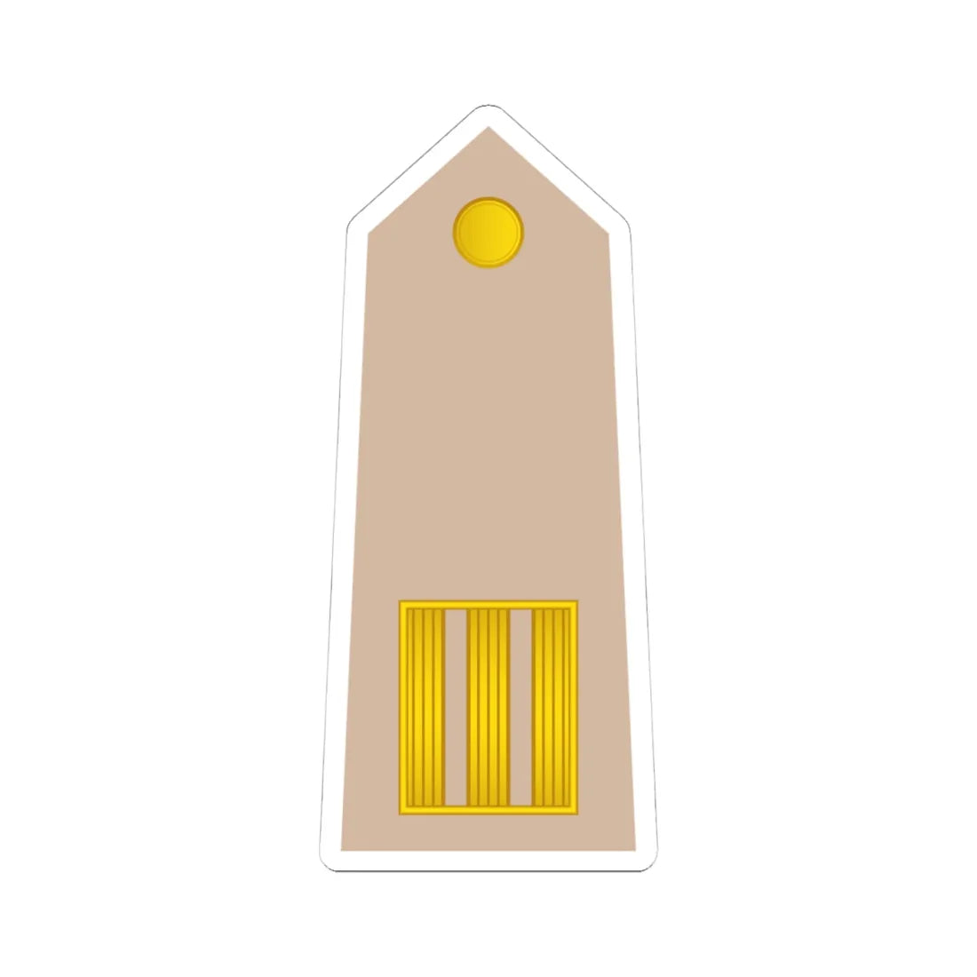 07 Somali Army CWO (Mali) (Military Rank) STICKER Vinyl Kiss-Cut Decal 4 Inch White - The Sticker Space