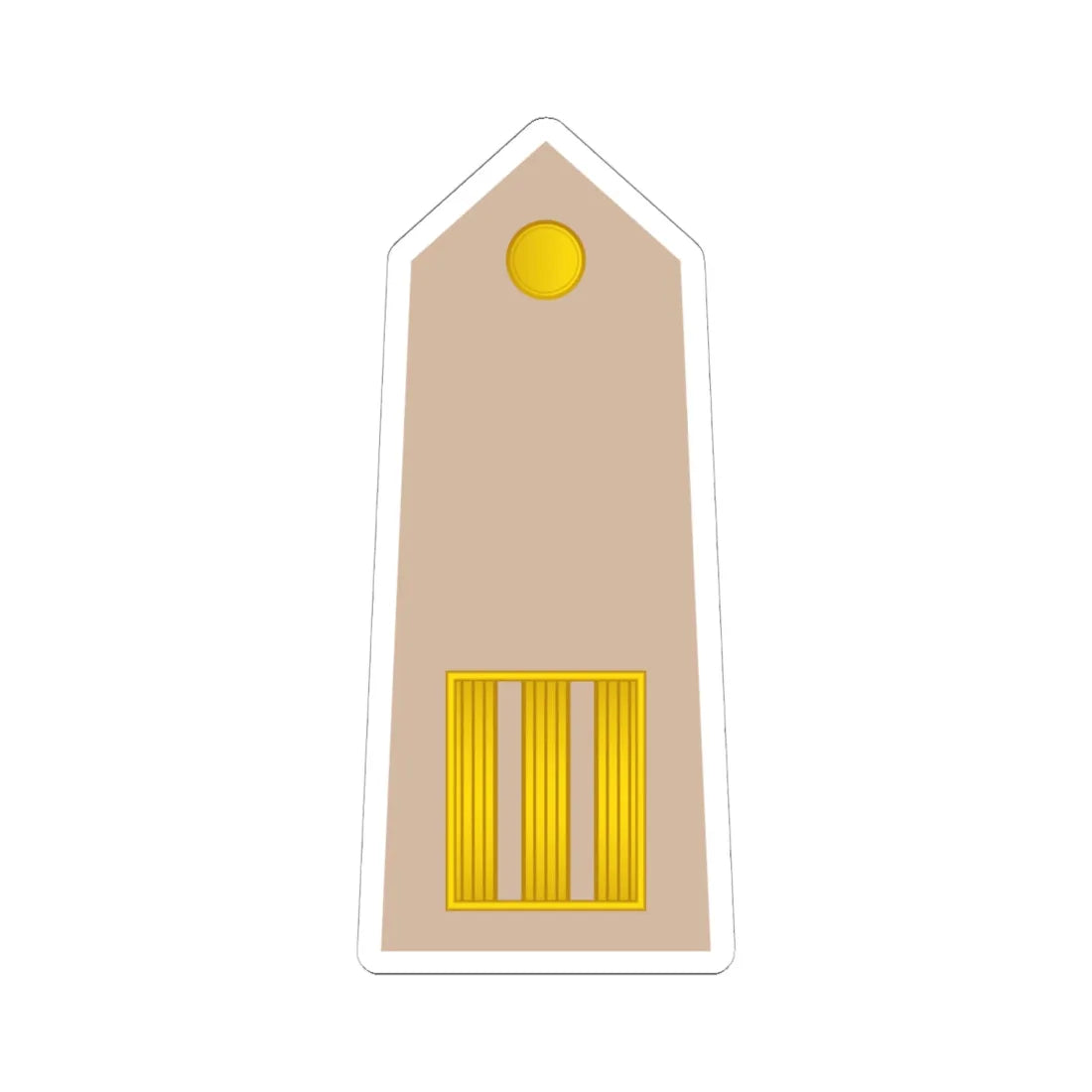07 Somali Army CWO (Mali) (Military Rank) STICKER Vinyl Kiss-Cut Decal 6 Inch White - The Sticker Space