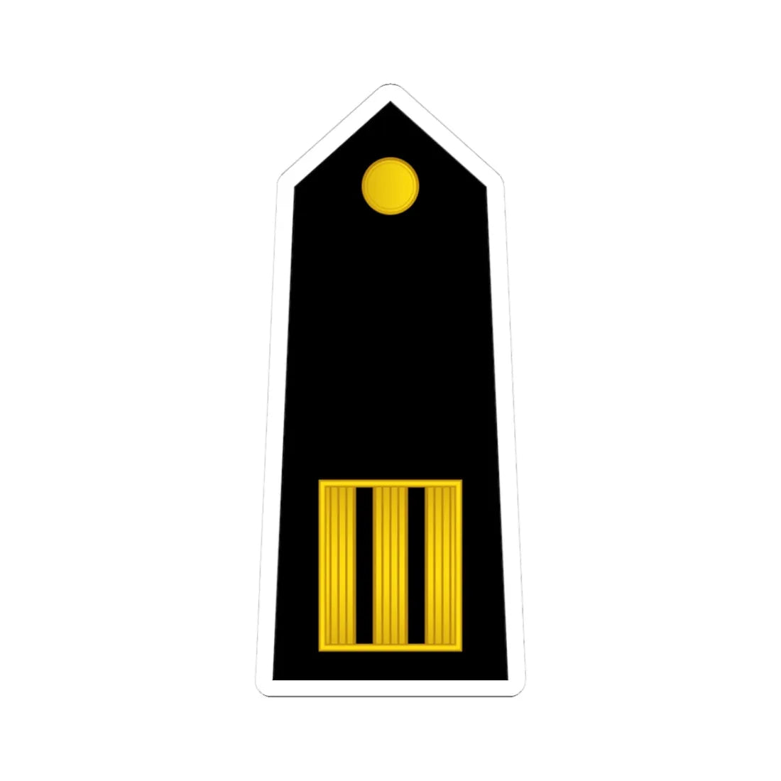 07 Somali Navy CWO (Mali) (Military Rank) STICKER Vinyl Kiss-Cut Decal 3 Inch White - The Sticker Space