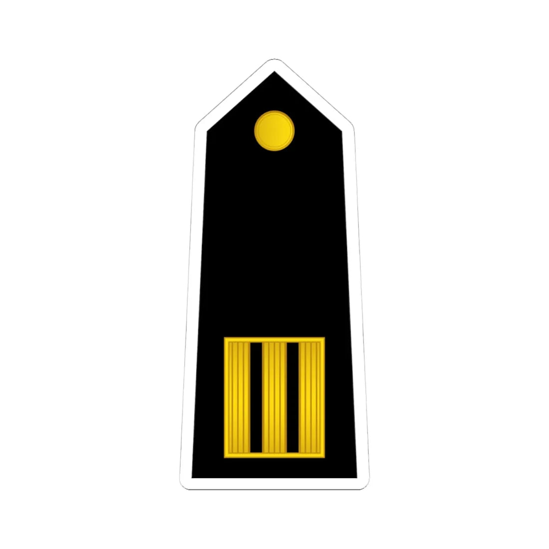07 Somali Navy CWO (Mali) (Military Rank) STICKER Vinyl Kiss-Cut Decal 4 Inch White - The Sticker Space