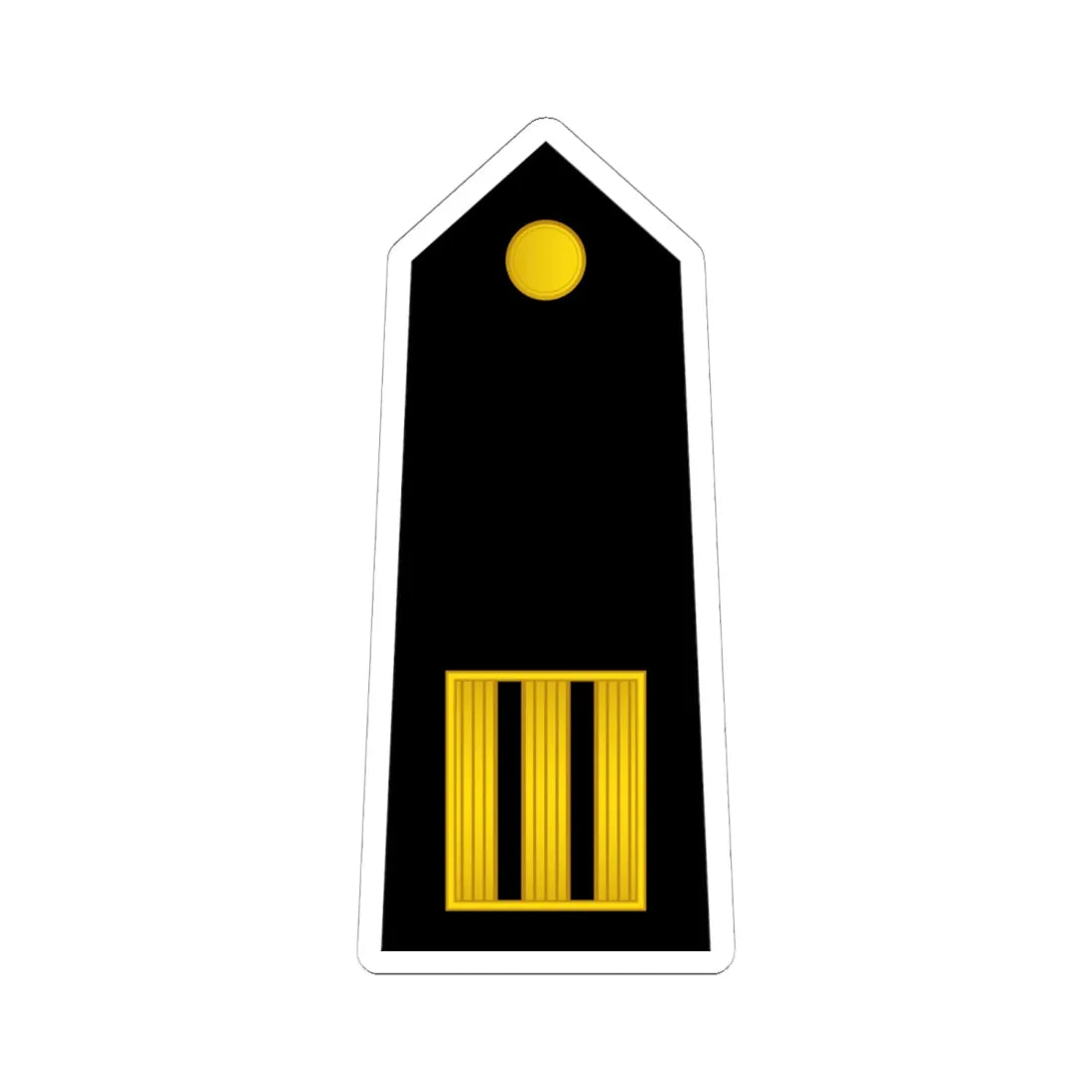 07 Somali Navy CWO (Mali) (Military Rank) STICKER Vinyl Kiss-Cut Decal 6 Inch White - The Sticker Space