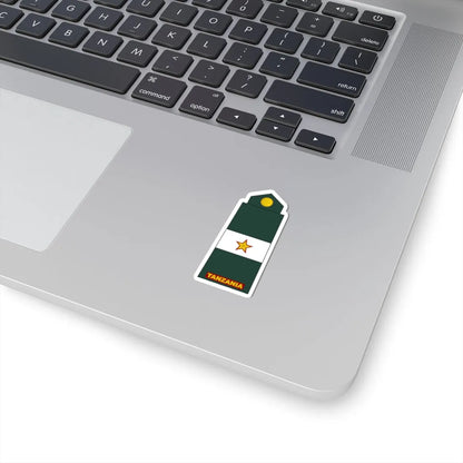 07 Tanzania Army OC (Tanzania) (Military Rank) STICKER Vinyl Kiss-Cut Decal - The Sticker Space