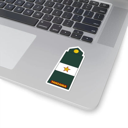 07 Tanzania Army OC (Tanzania) (Military Rank) STICKER Vinyl Kiss-Cut Decal - The Sticker Space