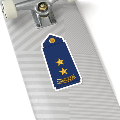 07 UAEAF 1LT (United Arab Emirates) (Military Rank) STICKER Vinyl Kiss-Cut Decal - The Sticker Space