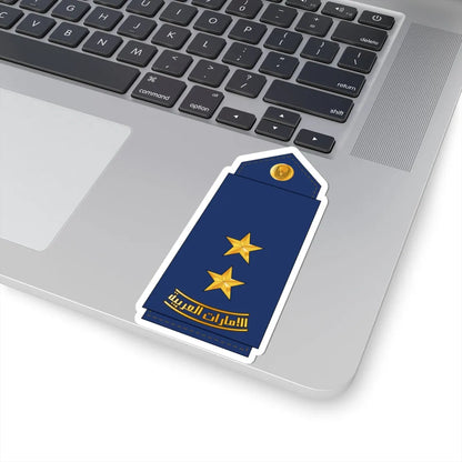 07 UAEAF 1LT (United Arab Emirates) (Military Rank) STICKER Vinyl Kiss-Cut Decal - The Sticker Space