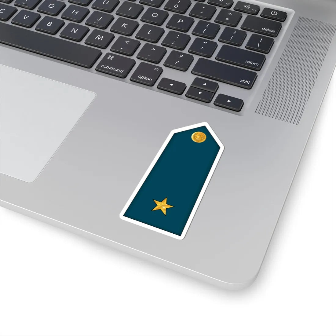 07.AlgAF 2LT (Algeria) (Military Rank) STICKER Vinyl Kiss-Cut Decal - The Sticker Space